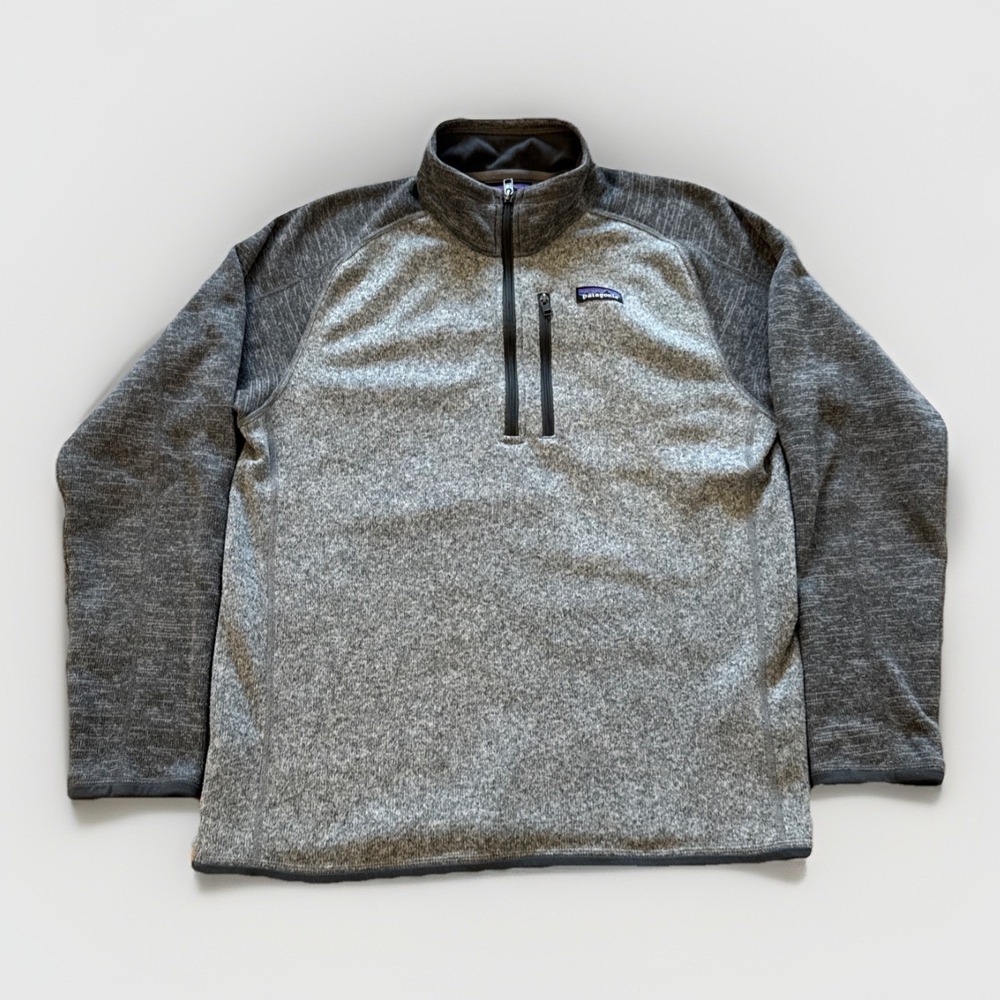 Patagonia Better Sweater 1/4 Zip Mens M‎ 25523 Gray Fleece Gorpcore Jacket